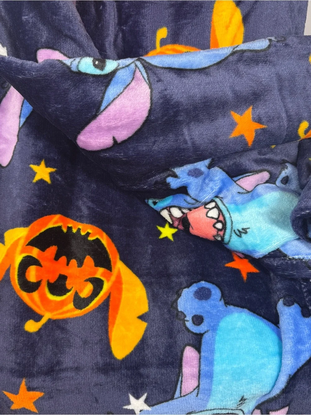 NEW Disney Stitch Halloween Blanket 50x70